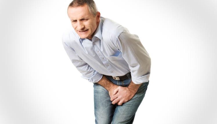 Akūts prostatīts vīrietim izpaužas kā stipras sāpes starpenē